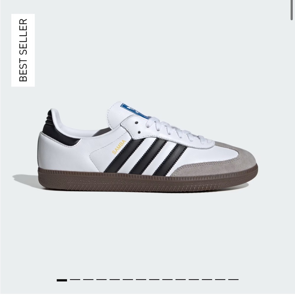 Adidas Samba White Black Gray Sneakers